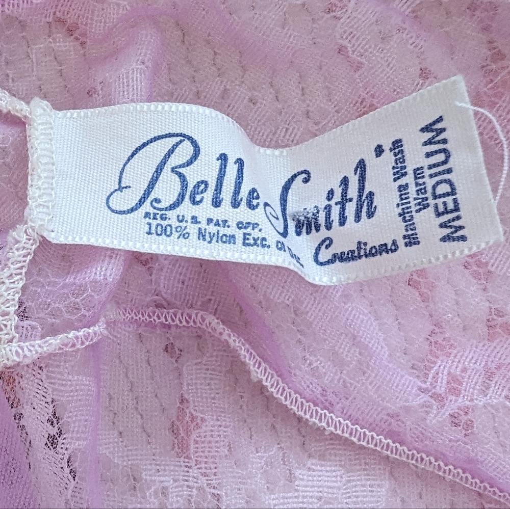 Vintage purple mesh peignoir - Picture 10 of 10